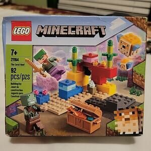 LEGO Minecraft The Coral Reef 21164 Building Kit (92 Pieces) NEW MIB Sealed